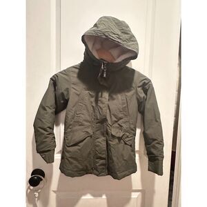 Columbia Olive Green Boys Puffer Jacket with Hood Size XS